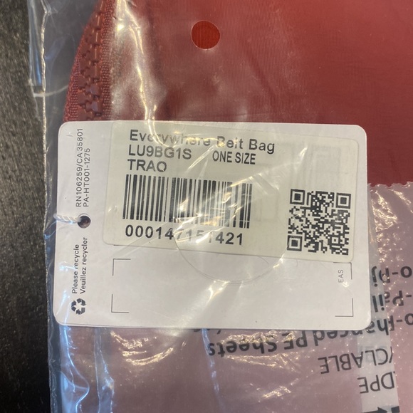 NWT Lululemon Everywhere Belt Bag 1L in Terra Orange - Picture 9 of 9